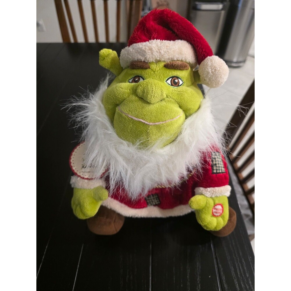 Hallmark Shrek the Halls Ogre Claus Santa 2008 Plush Stuffed Christmas NWT